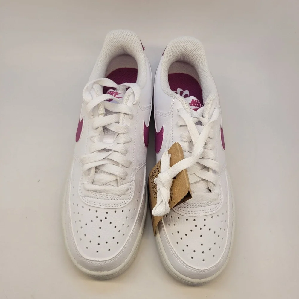 Nike Court Vision Low NN White Cactus Flower Purple DH3158-500 Womens Size 7 NEW